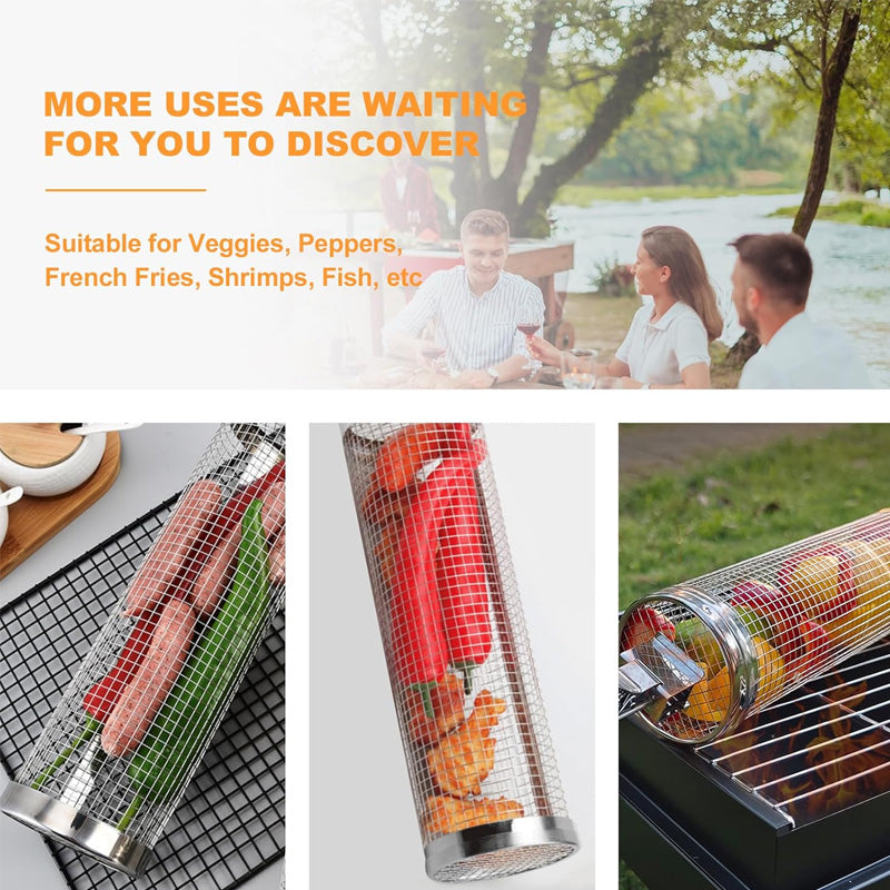 BBQ Stainless Steel Grill Cage