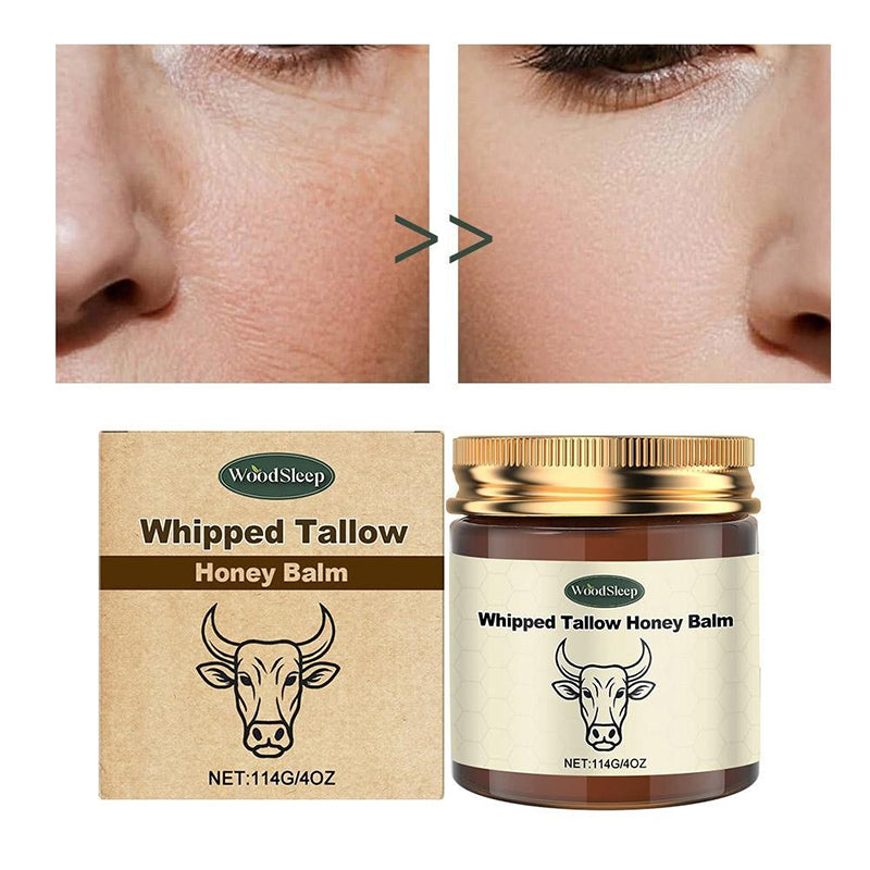 Whipped Beef Tallow Balm Grass-Fed Tallow Face Moisturizer