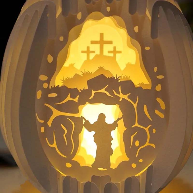 Easter 3D Paper Desk Lamp