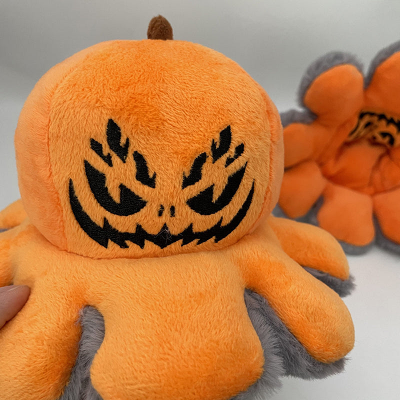 Reversible Pumpkin Lantern Plushie