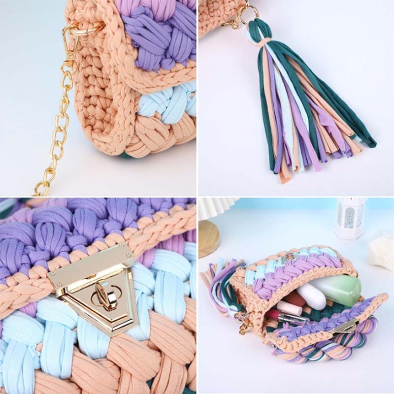 Ethnic Style Knitting Bag