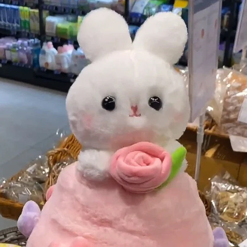 Flip Bunny/Bear Transformed into Flower Bouquet