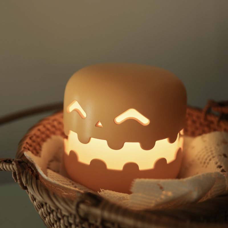 Halloween Creative Pumpkin Dimming Timer Night Light