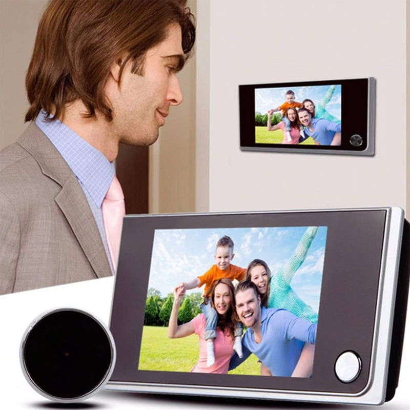 Digital Doorbell LCD 120 Degree Eye Electronic Peephole Doorbell