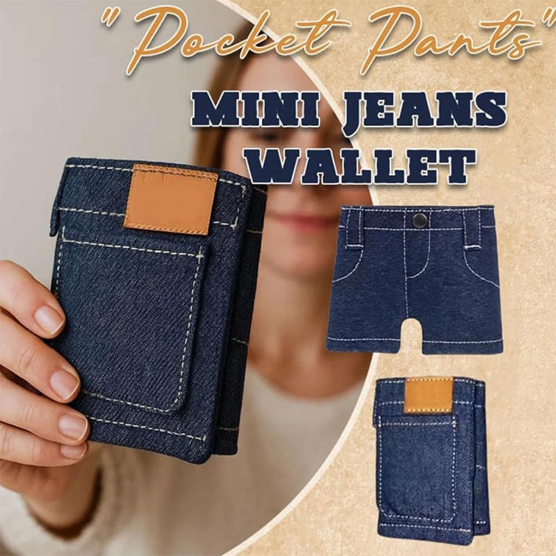 Pocket Pants Mini Jeans Wallet
