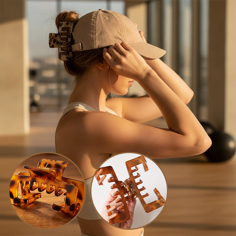 Maillard-Style Frosted Hair Clips