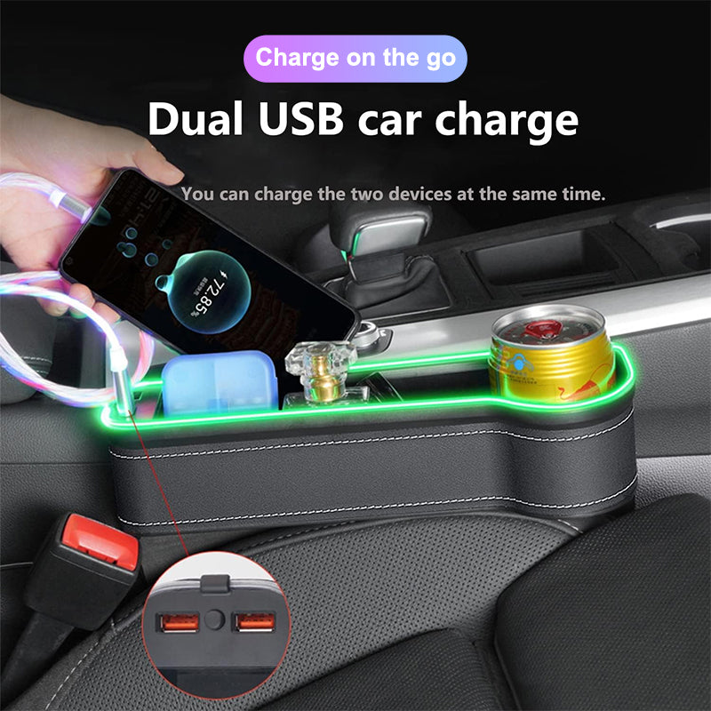 Car Seat Gap Filler Mutifunctional Storage Box