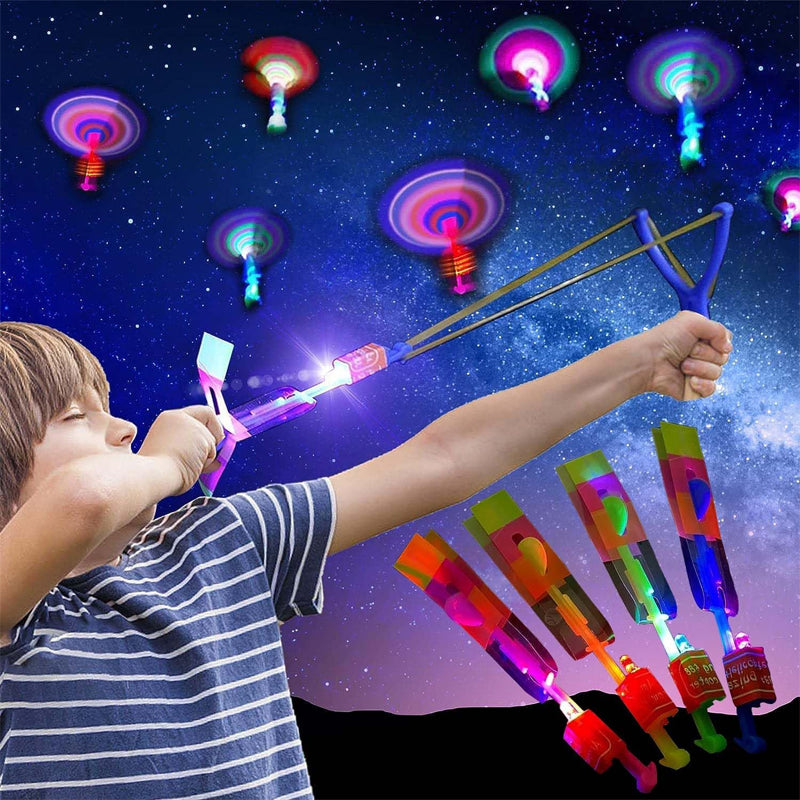 Illuminated Slingshot Flying Arrow
