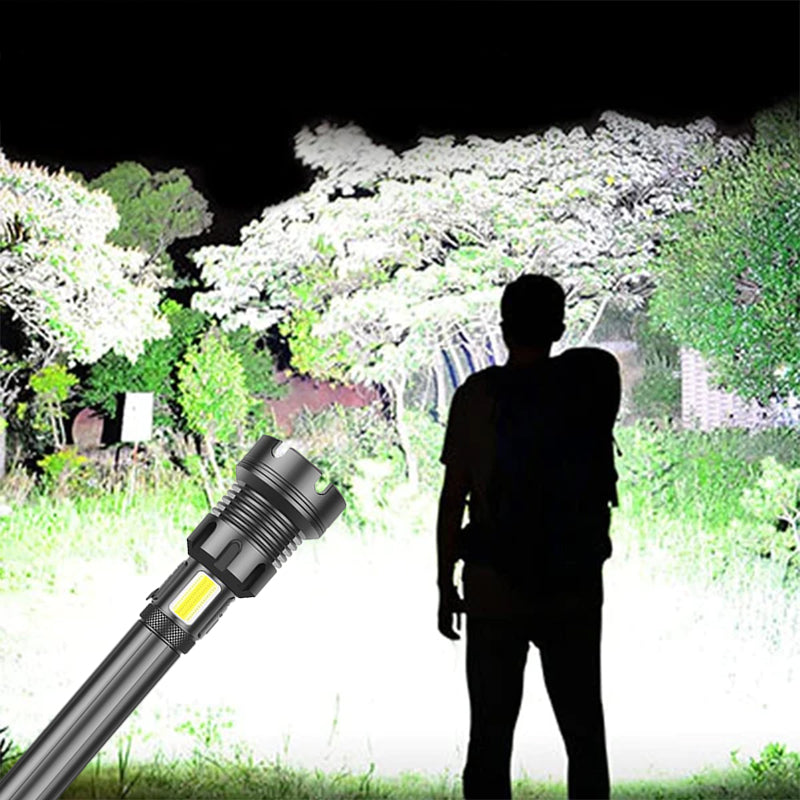 LED Rechargeable Tactical Laser Flashlight