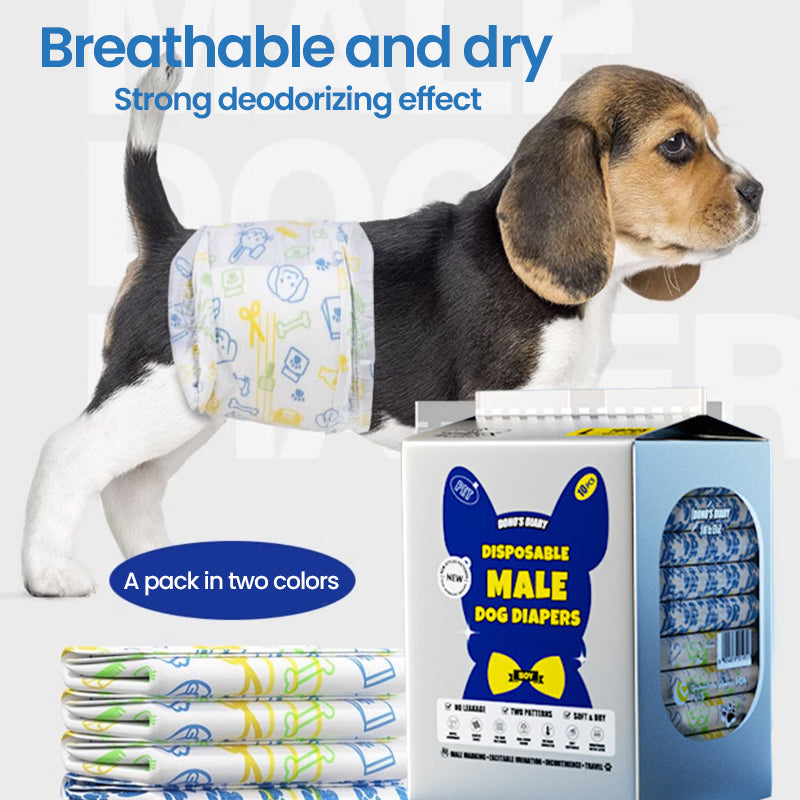 Leak-Proof & Fast-Absorb Pet Diapers