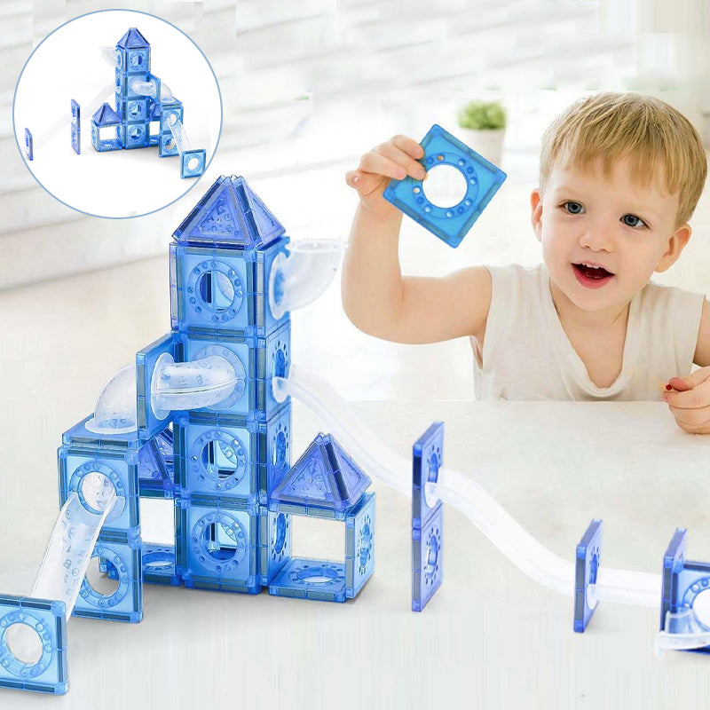 Early childhood education magnetic building blocks