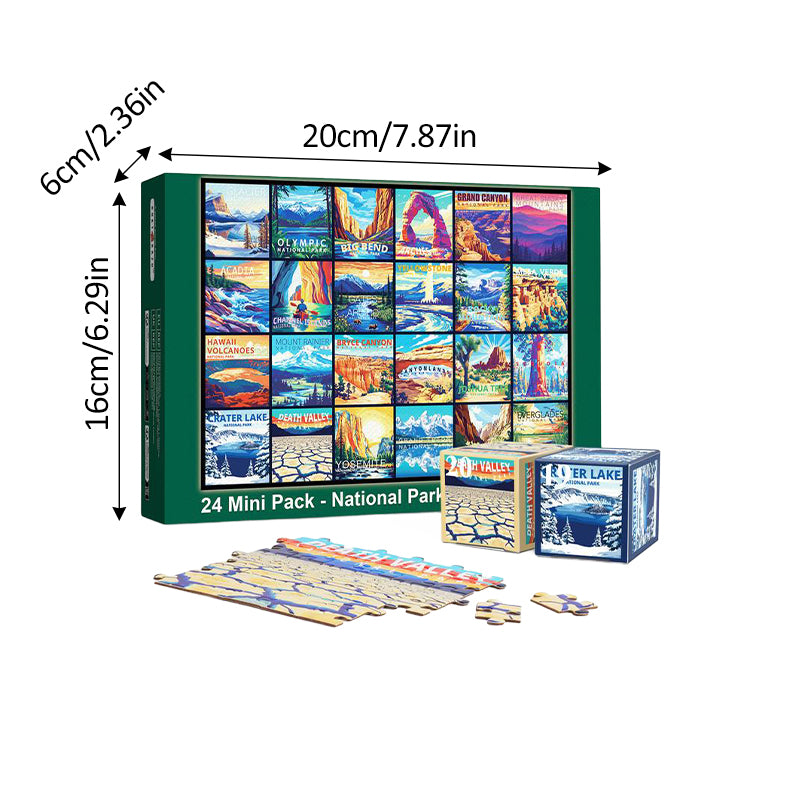 24 Mini Pack 1000 Pieces Jigsaw Puzzle