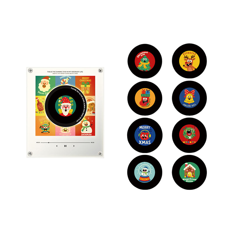 NFC-enabled music refrigerator magnet