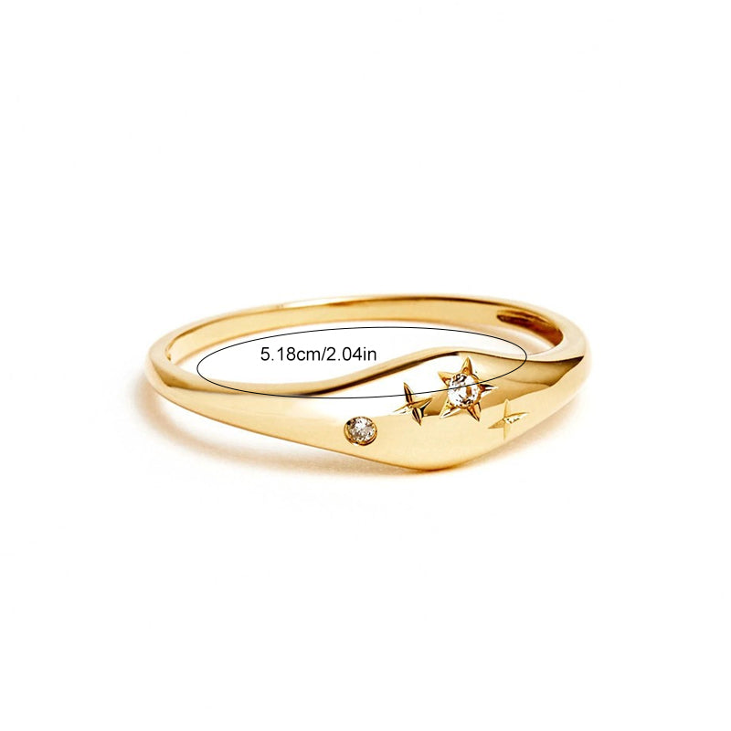 Zodiac Signs Diamond Ring