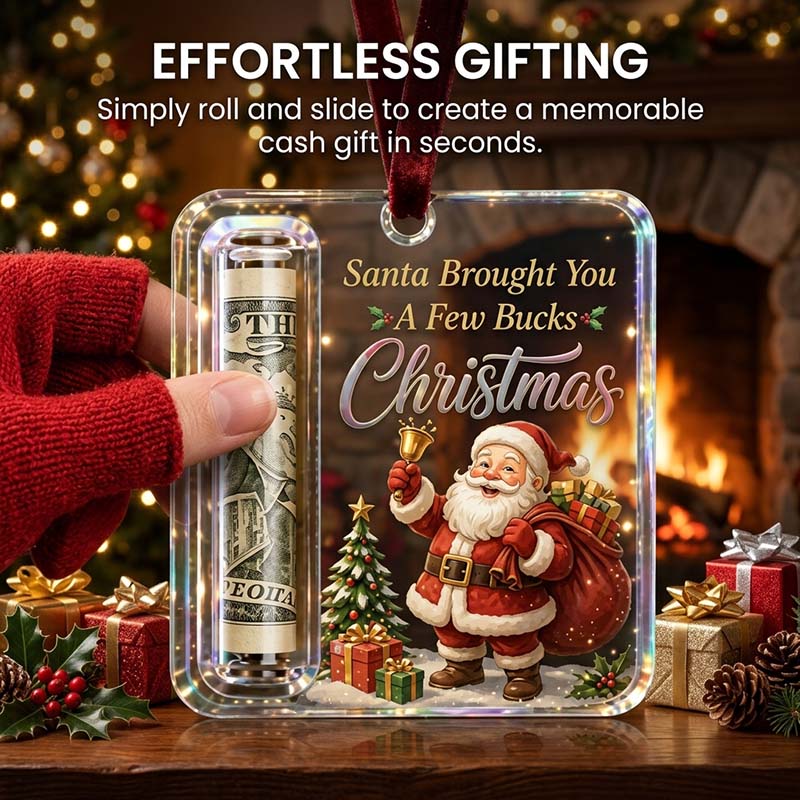 Christmas Cash Gift Ornament