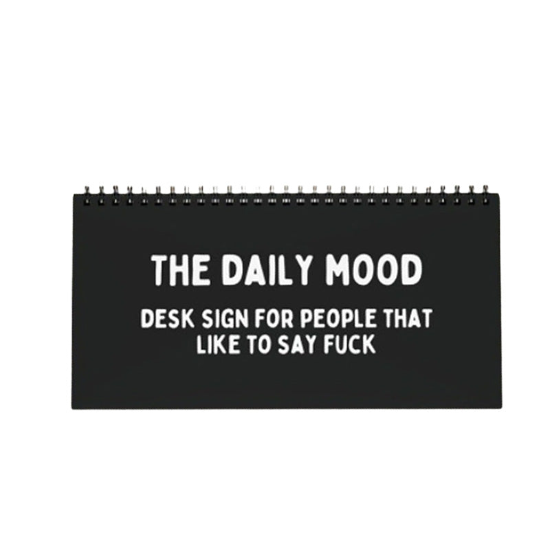 The Daily Mood Desk Sign