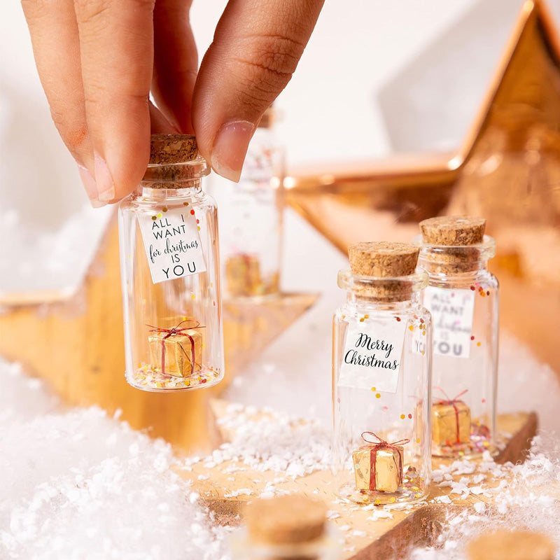 Christmas Card in a Bottle