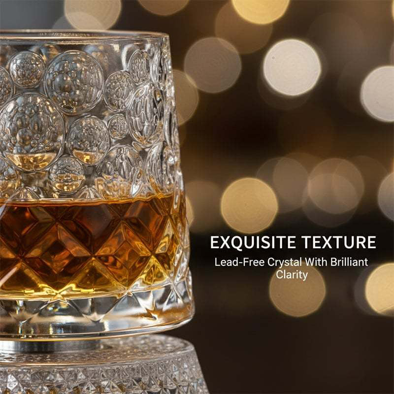 Rotating Whiskey Glass