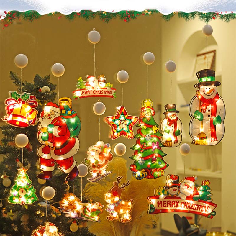 Christmas Window Suction Cup Lights