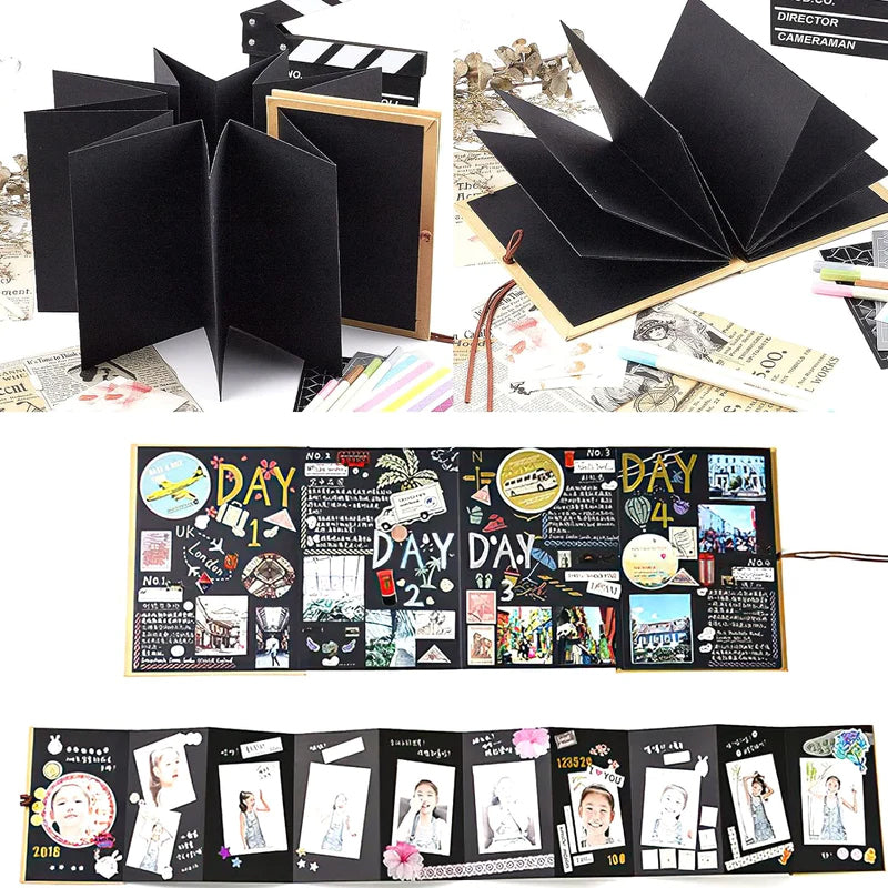 Accordion Creative Folding Pages DIY Albums