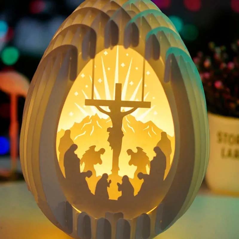 Easter 3D Paper Desk Lamp