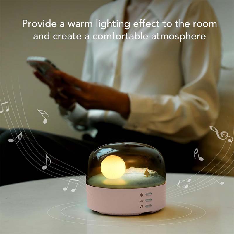 Crescent Bluetooth Speaker Atmosphere Night Light