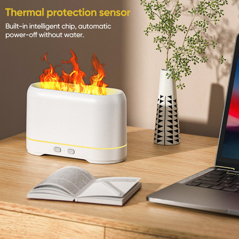 Seven-color Flame Aromatherapy Humidifier