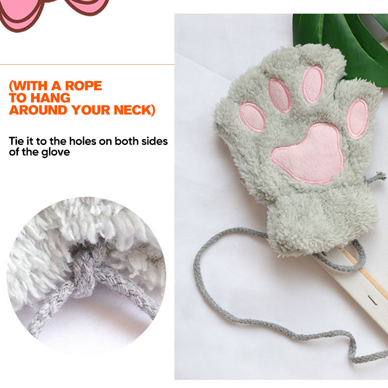 Half Finger Cat Claw Gloves