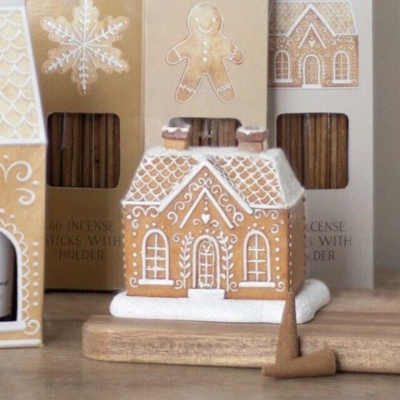 Gingerbread House Incense Cone Burner