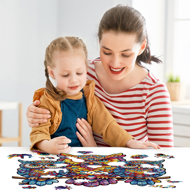 Laser Cut Wooden Puzzles in Unique Shapes