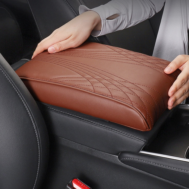 Two Armrest Box Storage Booster Pads