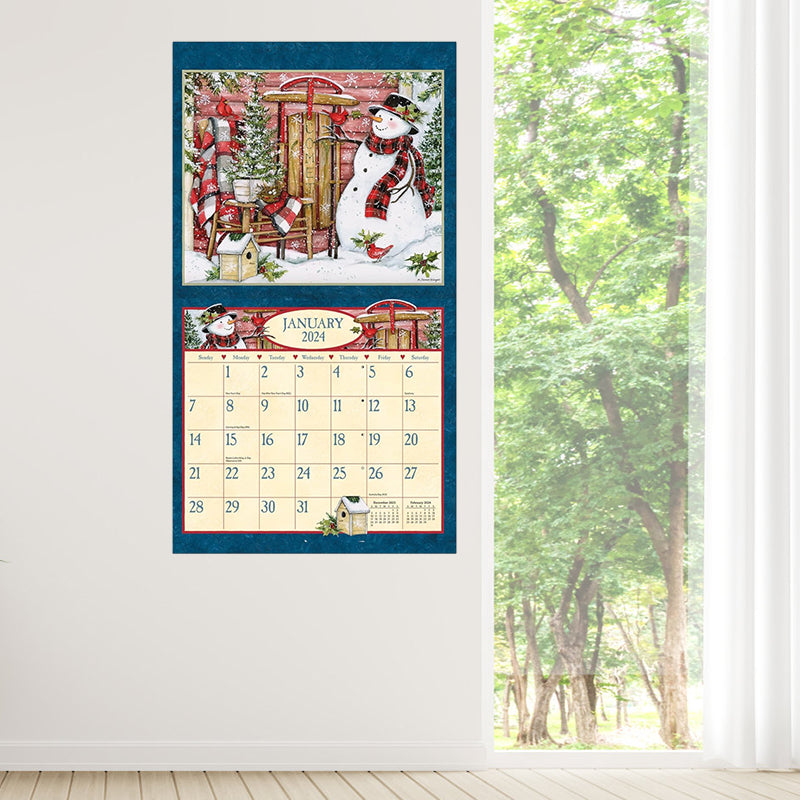 2024 Vintage Illustrated Calendar