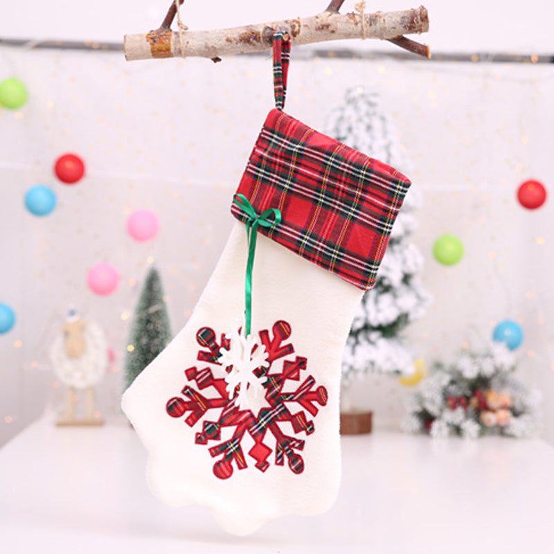 Paw-shaped Christmas Stockings