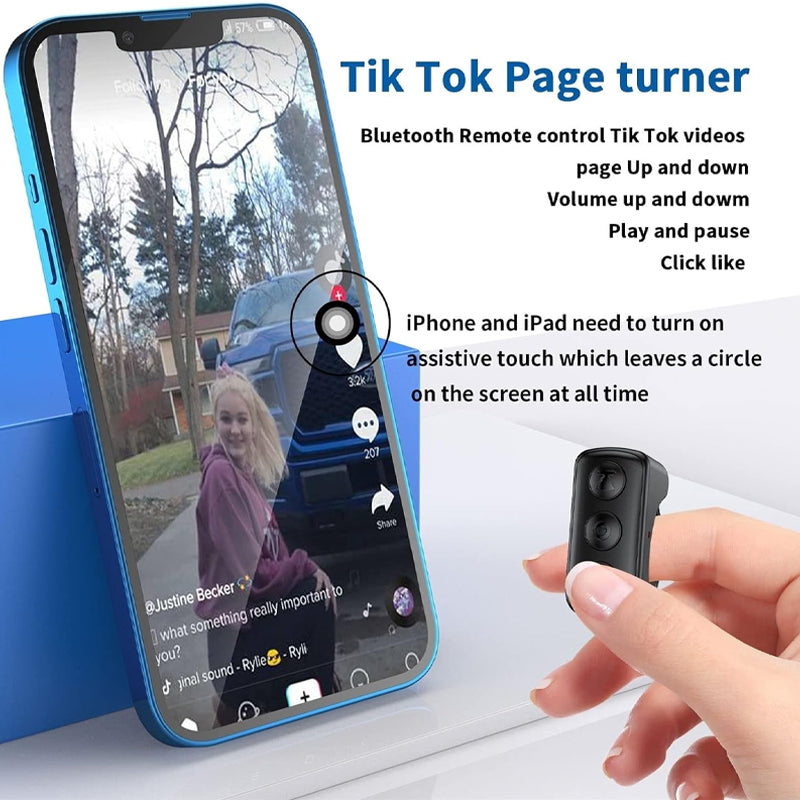 Bluetooth cell phone remote control