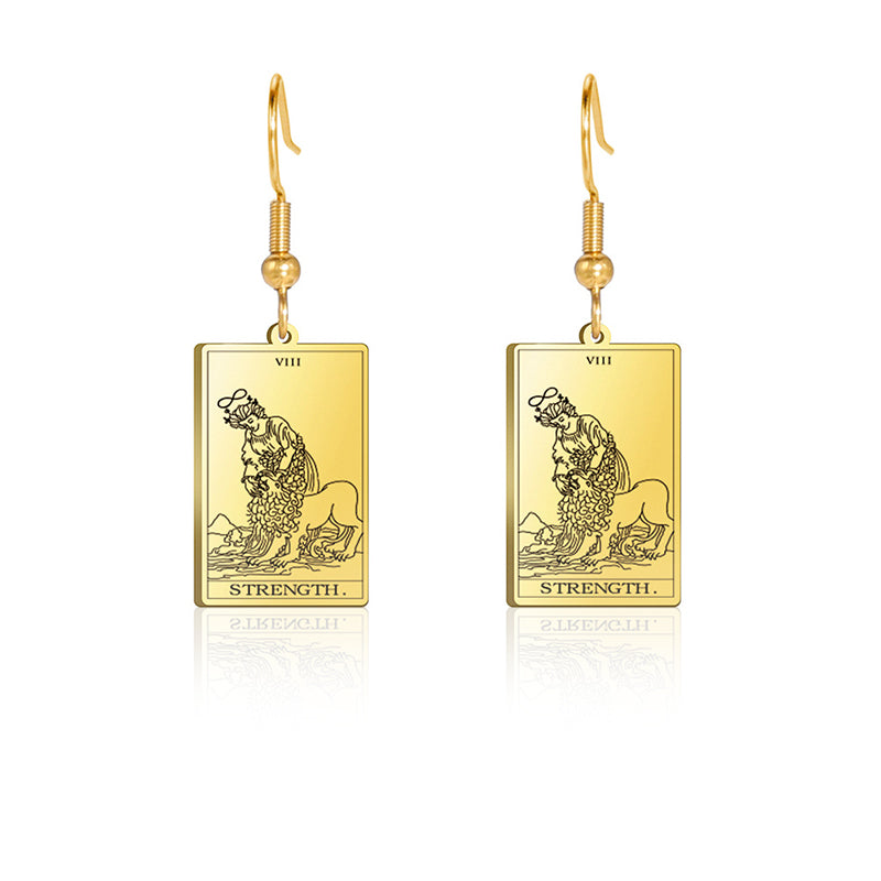 Tarot Card Earrings