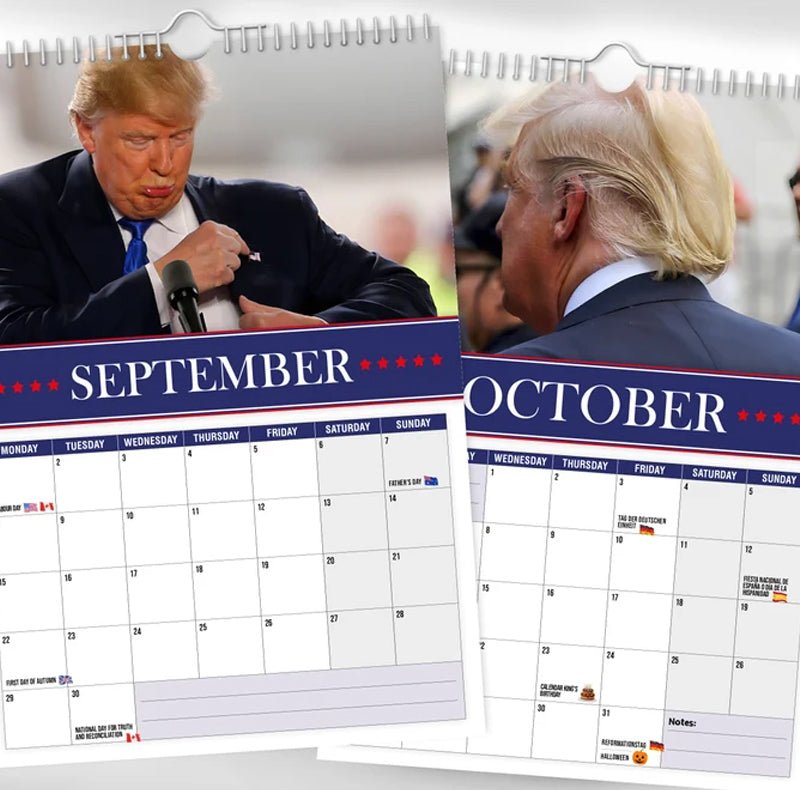 2025 Trump Wall Calendar