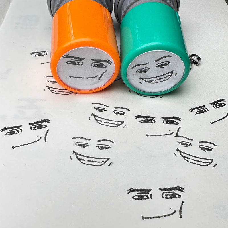 Game Characters Funny Expressions Stamp