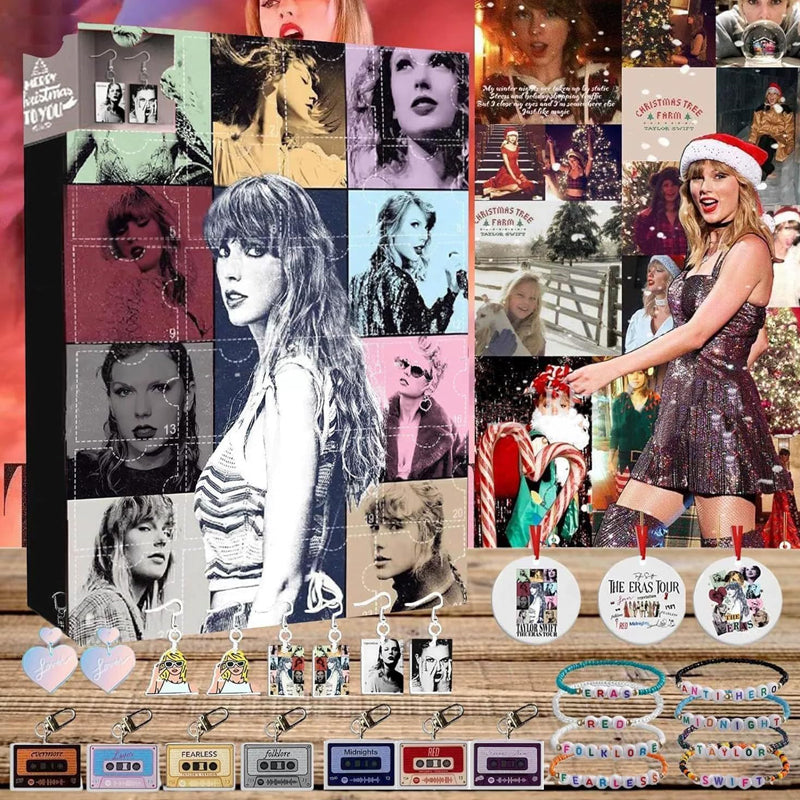 Magical Music Lover Advent Calendar Bracelets 2024 - Gift for Taylor Swift Fans