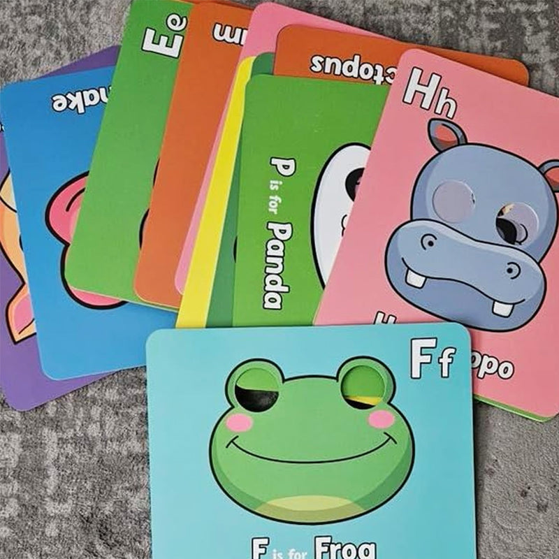 Alphabet ABC Flash Cards with Animal Masks