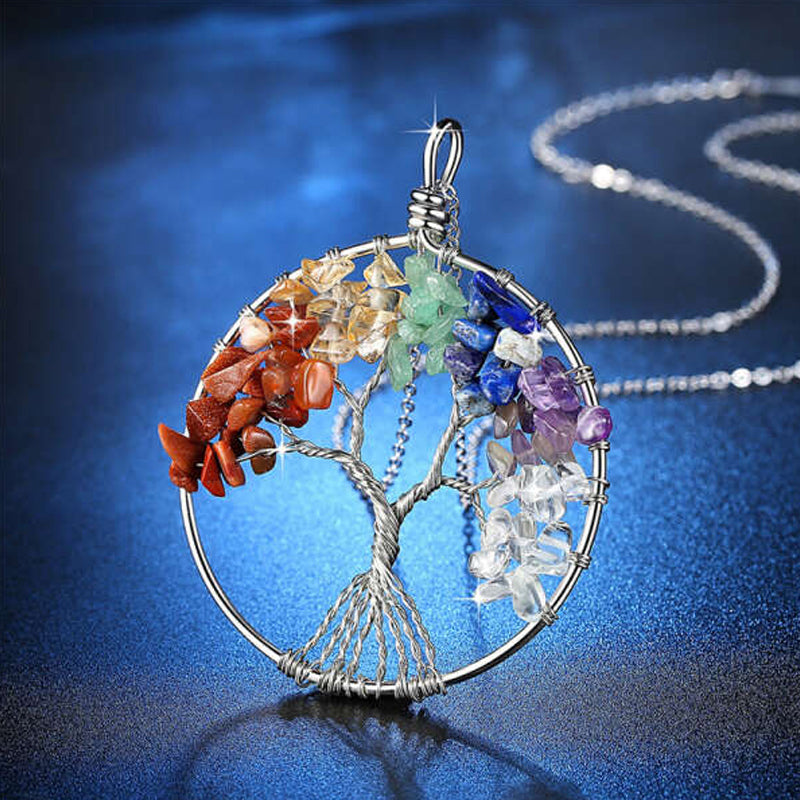 Colorful Tree Of Life Necklace