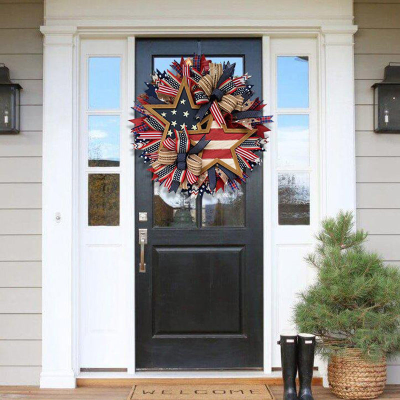 Independence Day Garland Flags