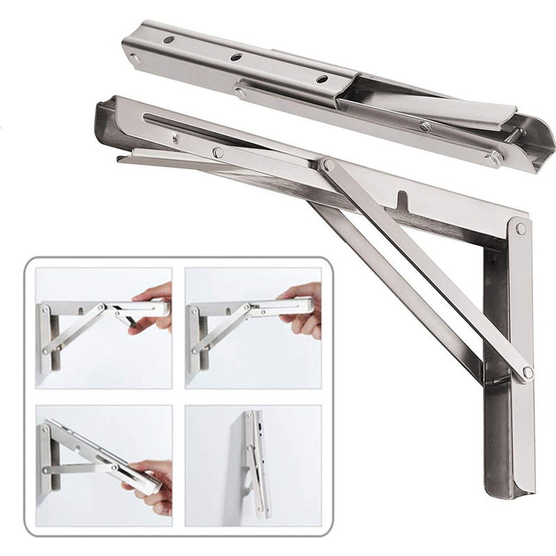 Foldable Triangular Partition Bracket