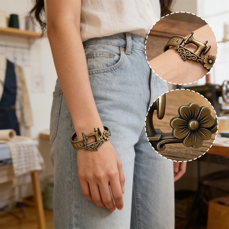Sewing Machine Themed Bracelet