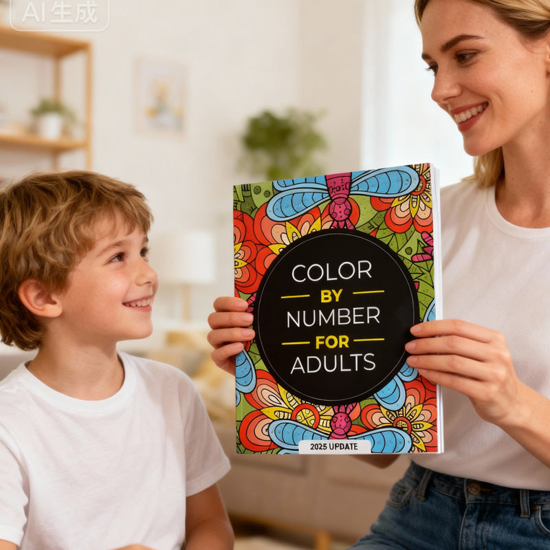 Color By Number For Adult Relaxation