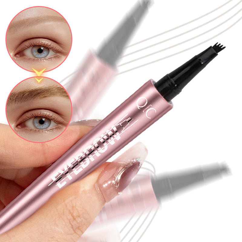 Four-claw liquid eyebrow pencil