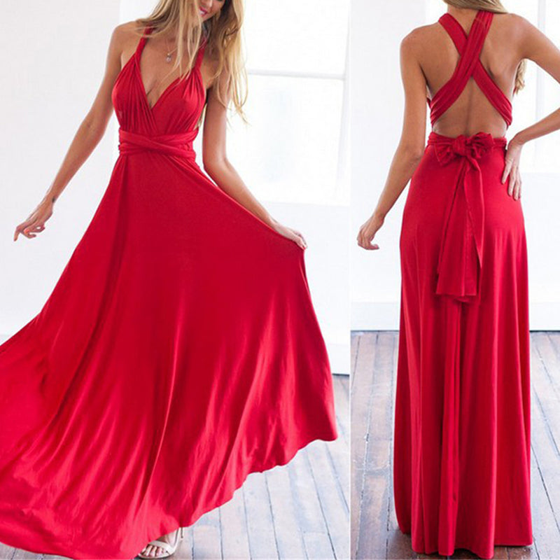 Versatile and Sexy Strap Wrap Dress