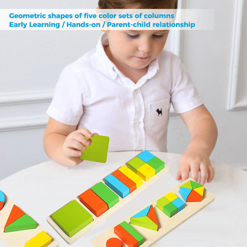 Montessori Geometry Blocks