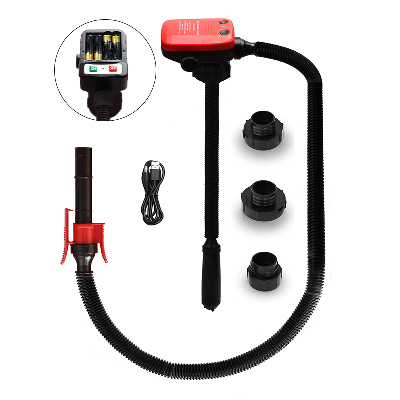 Fuel transfer pump with built-in battery