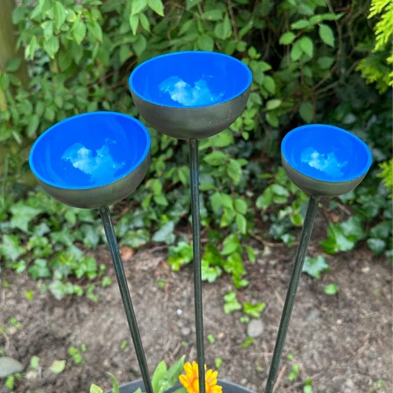 Rusty Rain Catchers Bird Feeder