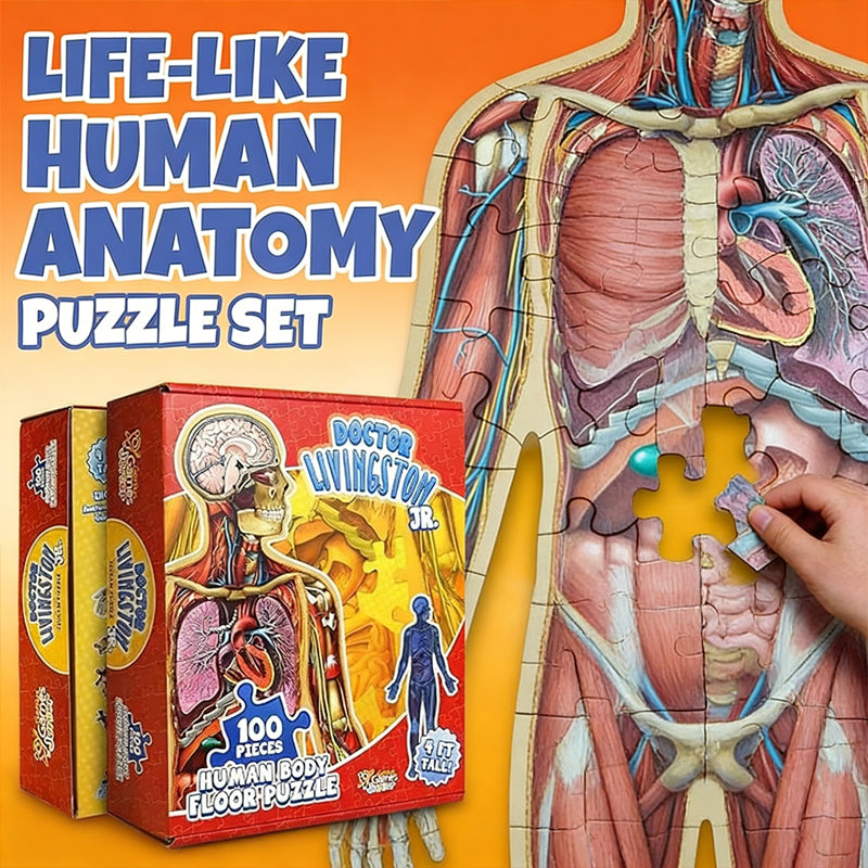 Kid's 100 Piece Human Body Floor Puzzle